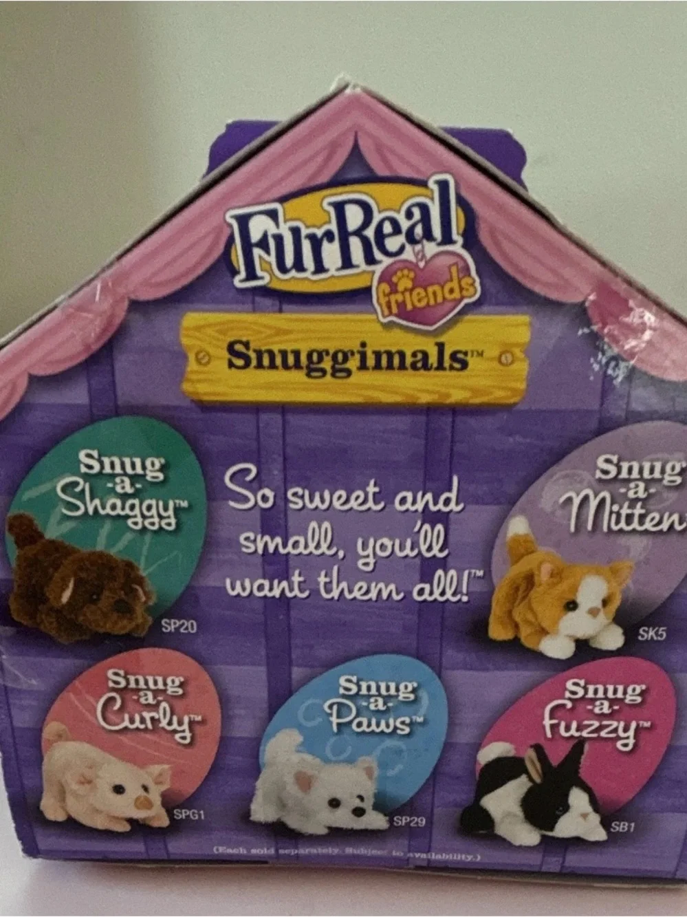 Furreal Friends soft snuggimals
